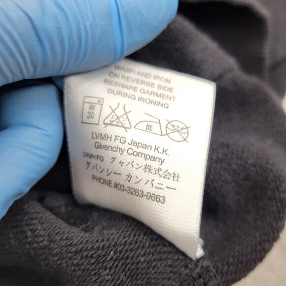 Givenchy Hoodie Mens Small Sweatshirt Sweater Pullover Embroidered Paris Rainbow - Picture 7 of 10